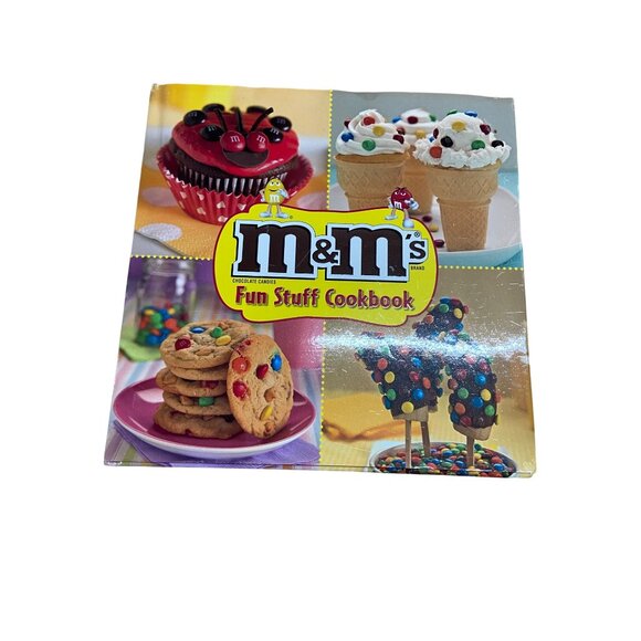 M&M's Fun Stuff Cookbook 2013 Kids Recipes Candy Cookies Cakes Hardcover - Picture 1 of 10